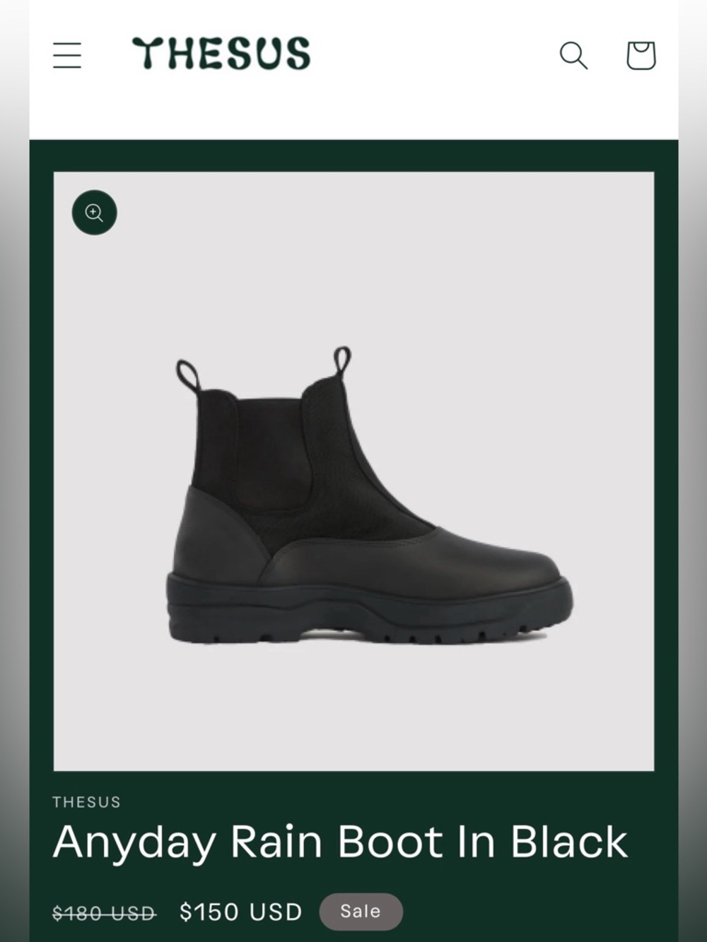 Thesus Anyday Chelsea Rain Boots